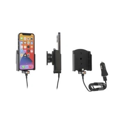 Brodit držák do auta na Apple iPhone 12 Mini, 2xUSB, s nab. z cig. zap. (QC3.0/2,4A) 721234