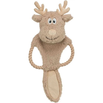 Trixire xmas vánoční plyšový sob na laně 47 cm