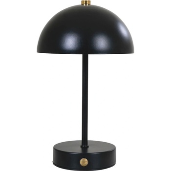 House Nordic Черна гланцирана LED настолна лампа (височина 25 cm) Holt - House Nordic (6405202)