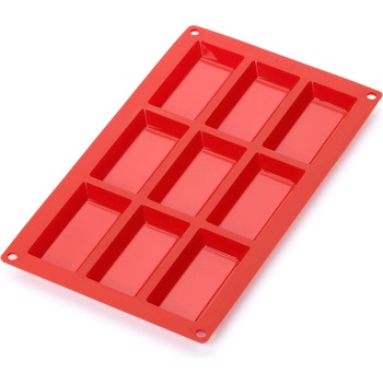 Lékué Форма за печене Lekue 30x17.5xH1.2cm, силиконова, за бисквити финансие