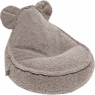 Bearly Sedací vak Teddy Light Grey