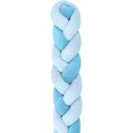 KikkaBoo Плетен плюшен обиколник 210см 3 плитки (20см) Blue (31109050002) - salemax