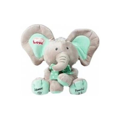 MADEJ Interactive mascot Elephant A Kuku beige and mint 24 cm