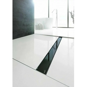 Alcadrain Комплект душ канал с черен стъклен капак Alca Glass и APZ106 30 см (GL1204-300+APZ106-300)