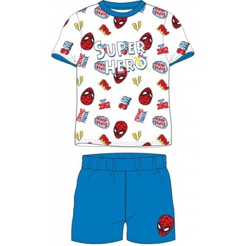 E plus M chlapčenské pyžamo Spiderman modrá