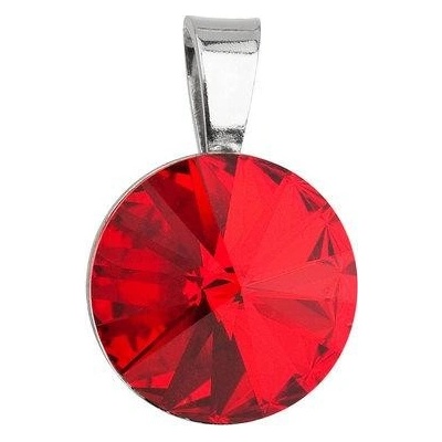 Pavona Stříbrný přívěšek rivoli Crystals from Swarovski Siam 34112.3 Siam