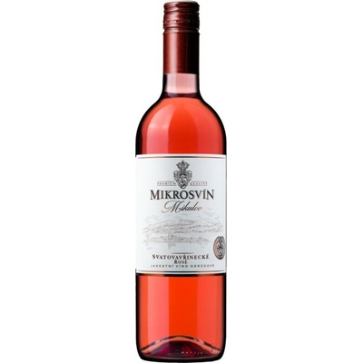 Mikrosvín Svatovavřinecké rosé Standard Line 13% 0,75 l (holá lahev)