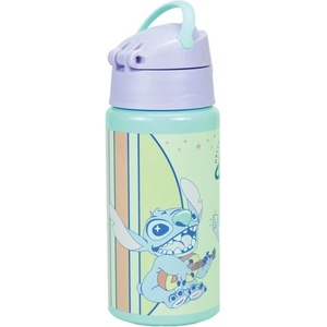 Gim Алуминиева бутилка за вода Gim - Stitch, Having a Blast, 500 ml (552-04248)