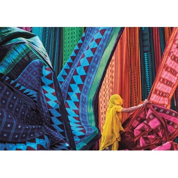 Image 1 of Clementoni - Puzzle Fluttering Tissues II - 1 500 piese