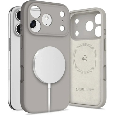 Tech-Protect Силиконов калъф Tech-Protect MagSafe за iPhone 17 Pro - сив (5906302330270)
