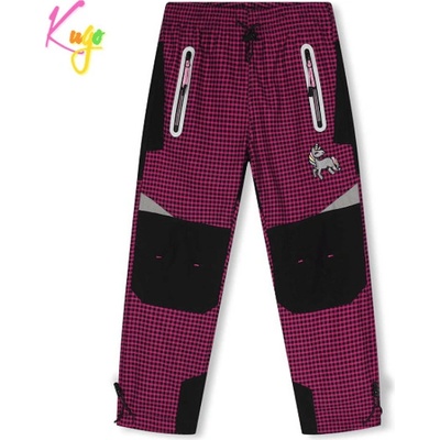 Kugo Dívčí outdoorové kalhoty G9650 fialové