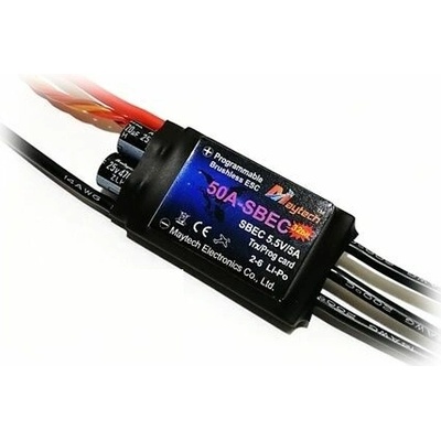 Regulátor otáček 50A Maytech FP32- FALCON Pro 32bit - SBEC