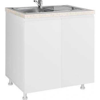 Image 1 of Matis Кухненски шкаф долен за вградена мивка Aura D80/S бял