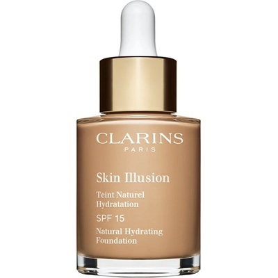 Clarins Skin Illusion Natural Hydrating Foundation rozjasňující hydratační make-up SPF15 111N Auburn 30 ml