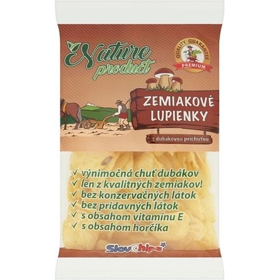 SlovChips Zemiakové lupienky s dubákovou príchuťou 75 g