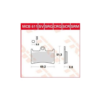 TRW ZF brzdové destičky KH252 KH380 sintrované STREET YAMAHA FZ6 07-10, FZS 600 98-01, MT-07 14-17, TRACER 700 16-, FZ8 10-16, MT-09 16-, TDM 900 02-14, XT 1200Z SUPER TENERE 10-, FJR 1300 01-16, XJR – Hledejceny.cz