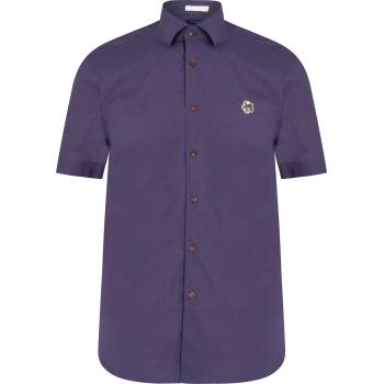 Ted Baker Риза с къс ръкав Ted Baker Fonsho Short Sleeve Shirt - Dk-Navy