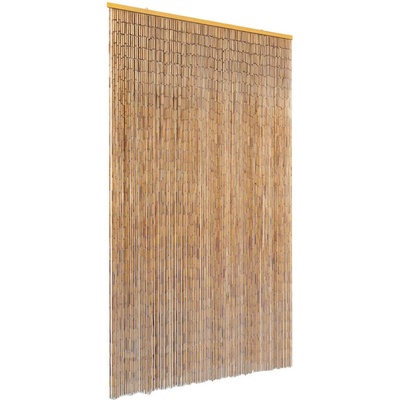 vidaXL Завеса за врата против насекоми, бамбук, 120x220 cм (43724)