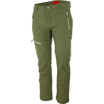 Bennon FORCE Trousers green/sand Softshellové nohavice zelená/béžová