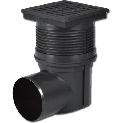 Chudej Strešný lapač Kanalizačná vpusť bočná so suchou klapkou D 110 mm plast KVB110S