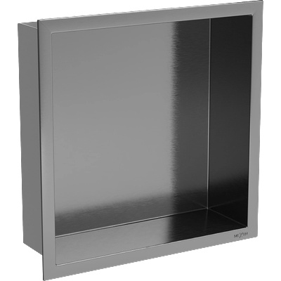 Mexen X-Wall-R нишева полица с яка 30 x 30 см, четкано оръжееносиво - 19E0303010 (19E0303010)