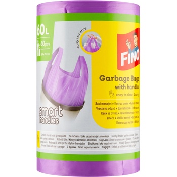 Gr. Sarantis s. a. Francie FINO HD торбички цветни с дръжки C&C 60L 60 бр. 13 μm