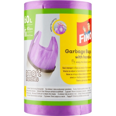 Gr. Sarantis s. a. Francie FINO HD торбички цветни с дръжки C&C 60L 60 бр. 13 μm