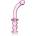 DreamToys Glaze Glass 8" Rosebud G-spot дилдо 19 см