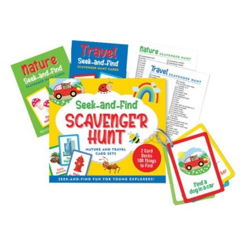 Peter pauper Seek-And-Find Scavenger Hunt Cards (2-Deck Pack)
