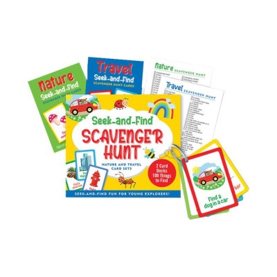 Peter pauper Seek-And-Find Scavenger Hunt Cards (2-Deck Pack)