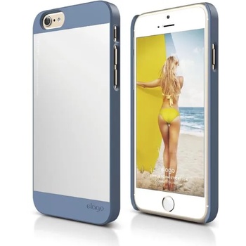 elago S6 Outfit Aluminum iPhone 6 case blue-silver