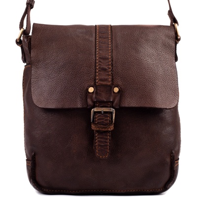 Segali pánska kožená crossbody taška 29394 Brown