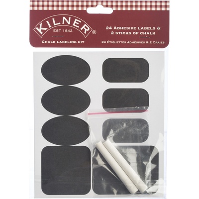 Kilner Етикети за консерви Kilner с тебешир черни 26 бр (0025.446)