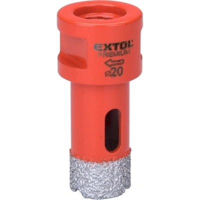 EXTOL PREMIUM 8801866 diamantová vykružovací korunka pr.20mm M14