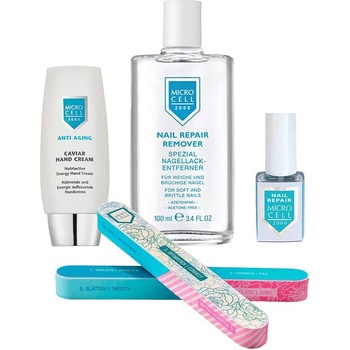 Micro Cell Комплект - Заздравител, Лакочистител и Крем, 12 + 100 + 75 ml
