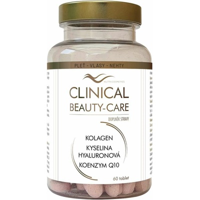 Clinical Beauty-Care Kolagén + Kyselina hyalurónová + Koenzým Q10 60 tabliet