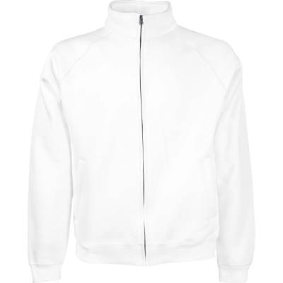 Fruit of the Loom Мъжко суитшърт с цип fruit of the loom premium / Мъжки суитшърт с цип - бял xxl (16222800105)