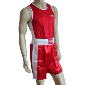 Katsudo Боксов комплект от потник и шорти Katsudo, червен (Kat_5001.red)