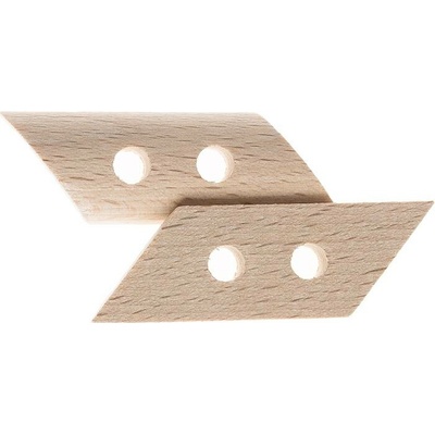 Bellatex Knoflík sada 3 ks 20x35 mm světlá béžová