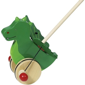 Goki Дървена играчка за бутане Goki - Джакомо (54998)