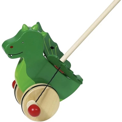Goki Дървена играчка за бутане Goki - Джакомо (54998)