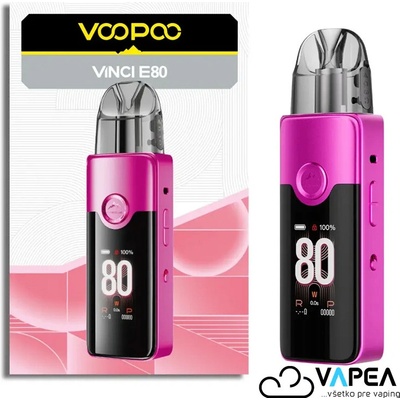 VooPoo Vinci E80 3000 mAh Rose Red 1 ks