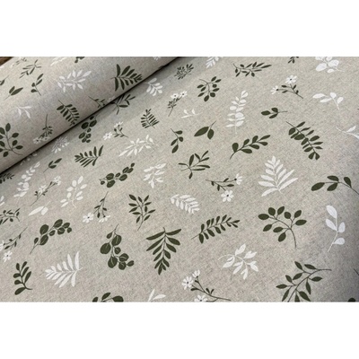 MADE IN ITALY Dekorační tkanina zelená louka, š. 140 cm Zelená Šířka 140 cm