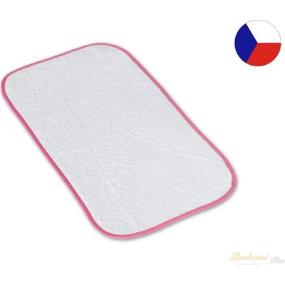 VEBA DĚTSKÝ RUČNÍK LOTA - BÍLÁ S RŮŽOVÝM LEMEM 50 x 30 cm