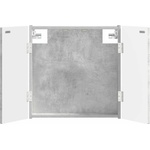 vidaXL Кабинет за дартборд DELFT Бетонно сиво 52, 5 x 10, 5 x 53, 5 см (897108)