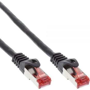 InLine RJ-45 Cat6 M-M 1.5m мрежов кабел Черен 1, 5 м SF/UTP (S-FTP) (73612X) (73612X)