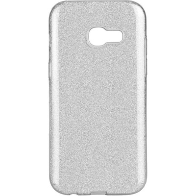 Pouzdro Forcell Shining Samsung Galaxy A3 2017 stříbrné