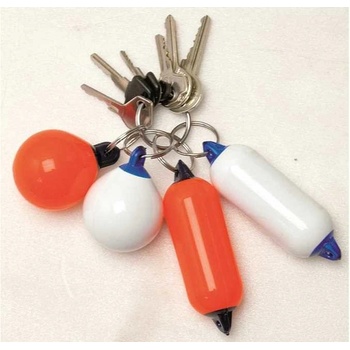 Přívěsek na klíče ve tvaru fendru oranžový