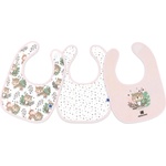 Kikkaboo Памучни лигавници Kikkaboo - Savanna, Pink, 3 броя (31303030028)