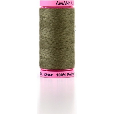 Polyesterová nit Amann Aspo 120, khaki 0381, 500 m